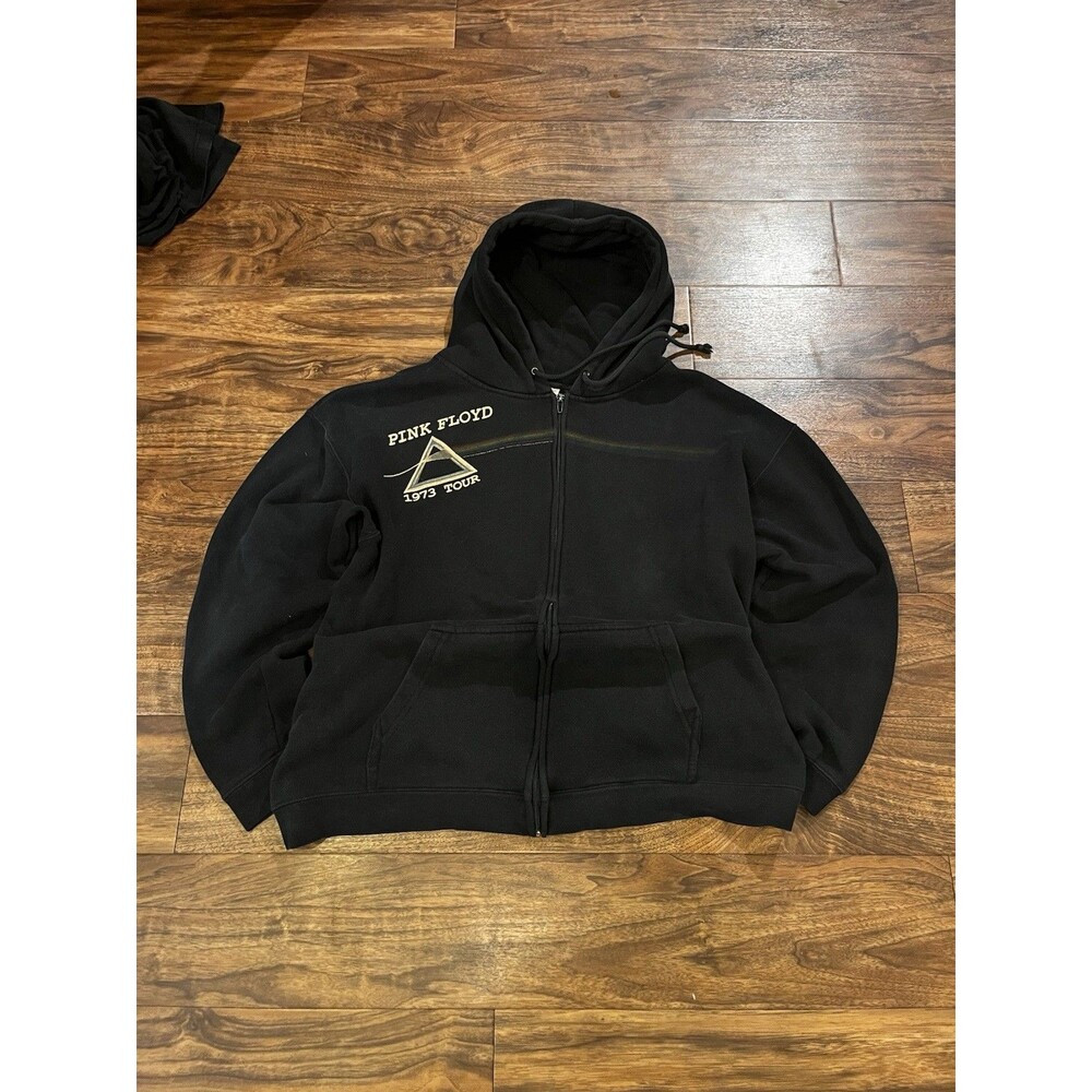 Pink Floyd 1973 Tour Black Zip Up Hoodie From 2006 Either Size Medium Or Large
